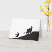 Winter Birthday  カード (黄色い花)