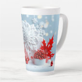 Winter Blossom Composition カフェラテマグ (右アングル)