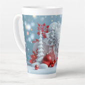 Winter Blossom Composition カフェラテマグ (左アングル)