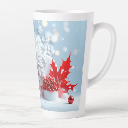 Winter Blossom Composition カフェラテマグ (右)