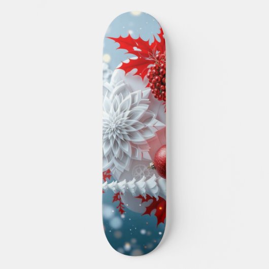 Winter Blossom Composition スケートボード (正面)
