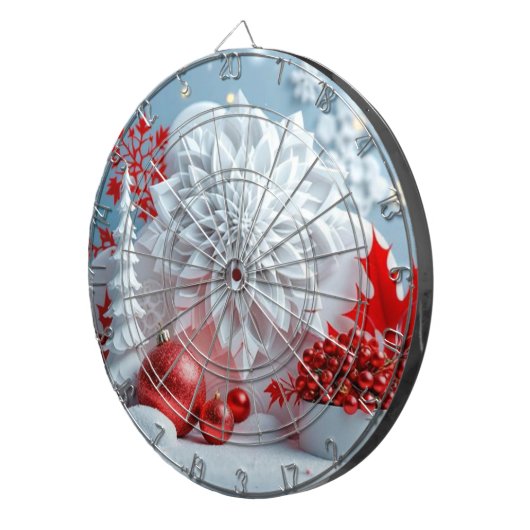 Winter Blossom Composition ダーツボード (正面右)