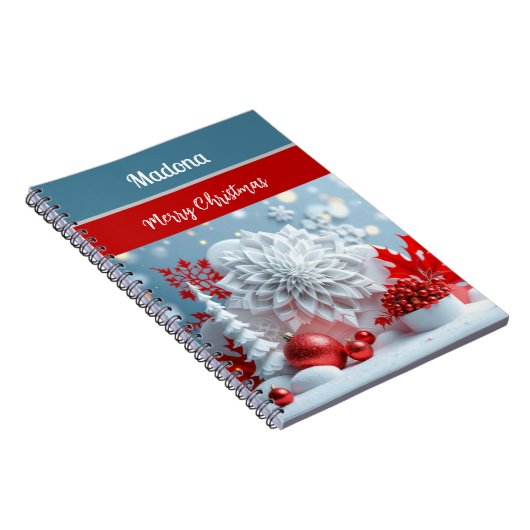 Winter Blossom Composition ノートブック (右側)