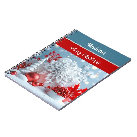 Winter Blossom Composition ノートブック (左側)