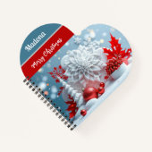 Winter Blossom Composition ノートブック (正面)