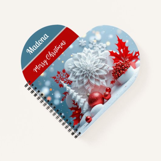 Winter Blossom Composition ノートブック (正面)