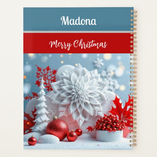 Winter Blossom Composition プランナー手帳 (裏面)