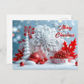 Winter Blossom Composition ポストカード (正面/裏面)