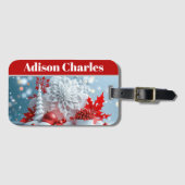 Winter Blossom Composition ラゲッジタグ (正面横)