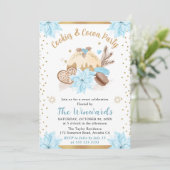 Winter Blue Cookies & Cocoa Party 招待状 (スタンド正面)
