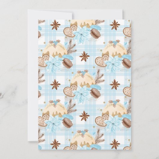 Winter Blue Cookies & Cocoa Party 招待状 (裏面)