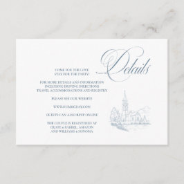 Winter Blue Enclosure Card Details エンクロージャーカード