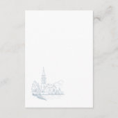 Winter Blue Enclosure Card Details エンクロージャーカード (裏面)