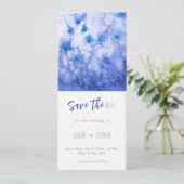 Winter Blue Garden Save the Date 招待状 (スタンド正面)