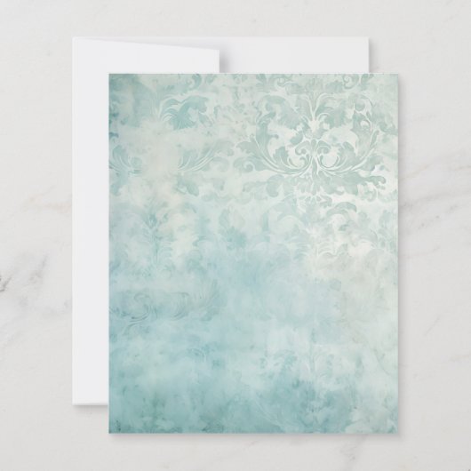 Winter Blue Reindeer Scrapbook Paper (裏面)