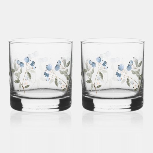 Winter Blueberry Botanical ウイスキーグラス (右)