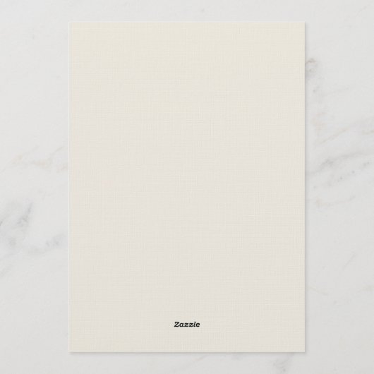 Winter Botanical Christmas Dinner Party 招待状 (裏面)