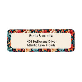 Winter Botanical Foliage ラベル