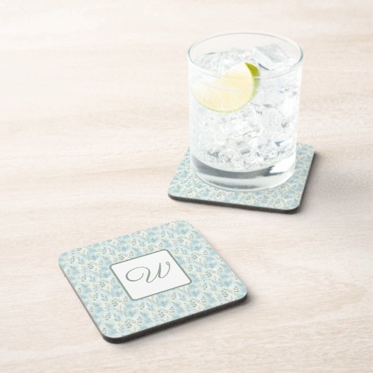 Winter Botanical Monogram Coaster コースター (右側)
