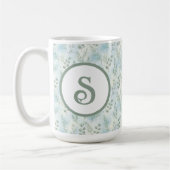 Winter Botanical Monogram Mug コーヒーマグカップ (左)