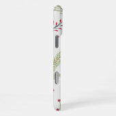 Winter Botanical Pine & Berry iPhoneケース iPhone 16 Pro Maxケース (右側面)