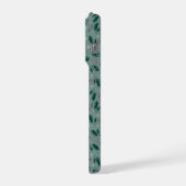 Winter Botanical Snowflake IPhone Case iPhoneケース (左側面)