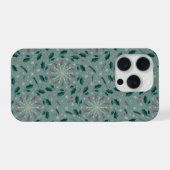 Winter Botanical Snowflake IPhone Case iPhoneケース (裏面横)