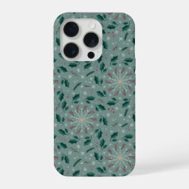 Winter Botanical Snowflake IPhone Case iPhone 15 Proケース