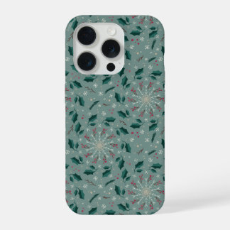 Winter Botanical Snowflake IPhone Case 15 Proケース