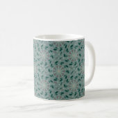 Winter Botanical Snowflake Mug コーヒーマグカップ (正面右)