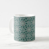Winter Botanical Snowflake Mug コーヒーマグカップ (正面左)