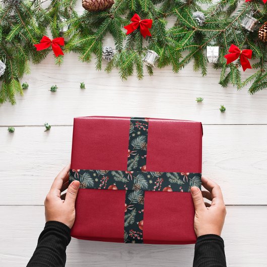 Winter Botanicals Coquette Bow | Christmas グログランリボン