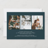 Winter Botanicals Coquette Bow | Elegant Photo  シーズンカード (裏面)