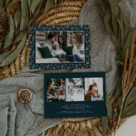 Winter Botanicals Coquette Bow | Elegant Photo  シーズンカード