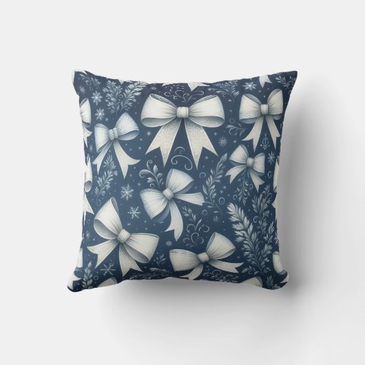 Winter Bows クッション (裏面)