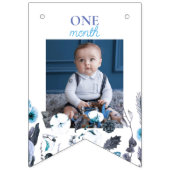 Winter Boy Onederland誕生日月次写真 バンティングフラッグ (第1の旗)