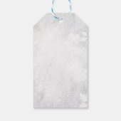 Winter Branches Lantern Snowflakes Wedding  ギフトタグ (裏面)