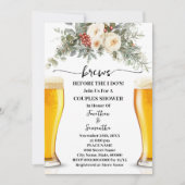 Winter Brews Before I do Couples Shower 招待状 (正面)