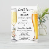 Winter Bubbles & Brews Before I do Shower 招待状 (スタンド正面)