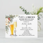 Winter Bubbles & Brews Rehearsal Dinner 招待状 (スタンド正面)