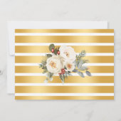 Winter Bubbles & Brews Rehearsal Dinner 招待状 (裏面)