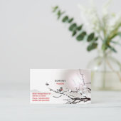 Winter Business Card 名刺 (スタンド正面)