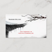 Winter Business Card 名刺 (裏面)