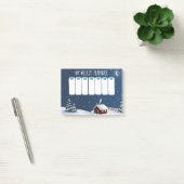 Winter Cabin Night Post-it® Notes  ポストイット (オフィス)