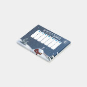 Winter Cabin Night Post-it® Notes  ポストイット (アングル)