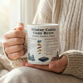 Winter Cabin Simmer Recipe Cozy Nights コーヒーマグカップ