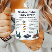 Winter Cabin Simmer Recipe Cozy Nights コーヒーマグカップ