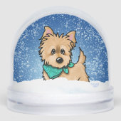 Winter Cairn Terrier Christmas Art (正面)