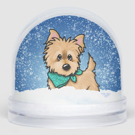 Winter Cairn Terrier Christmas Art