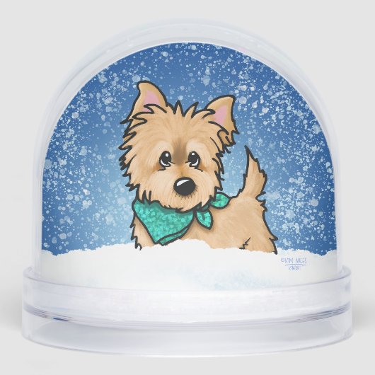 Winter Cairn Terrier Christmas Art (正面)